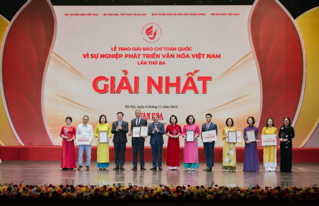 Lễ tổng kết và trao Giải Báo chí toàn quốc “Vì sự nghiệp phát triển Văn hóa Việt Nam” lần thứ Ba